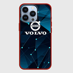 Чехол для iPhone 13 Pro Volvo - Geometry, цвет: 3D-красный