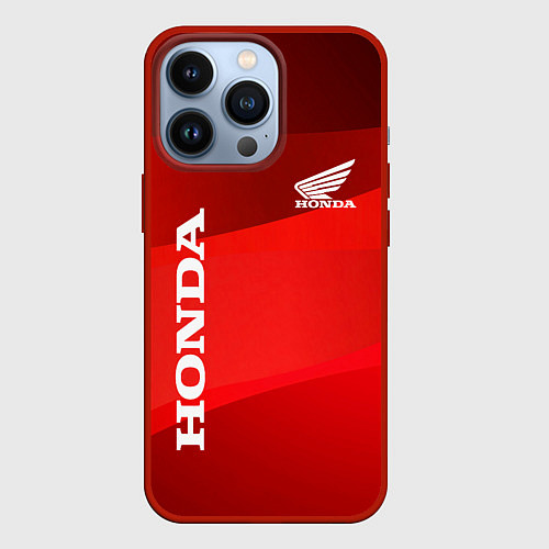 Чехол iPhone 13 Pro Honda - Red / 3D-Красный – фото 1