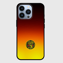 Чехол для iPhone 13 Pro Кобра Кай Cobra Kai Gadient, цвет: 3D-черный