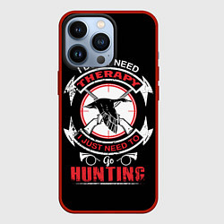 Чехол для iPhone 13 Pro HUNTER Охотник, цвет: 3D-красный