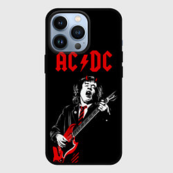 Чехол для iPhone 13 Pro AC DC Ангус Янг гитарист, цвет: 3D-черный