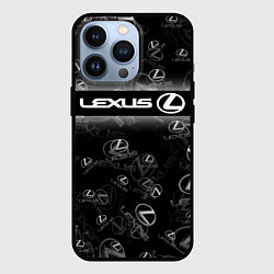 Чехол для iPhone 13 Pro LEXUS SPORT PATTERN, цвет: 3D-черный