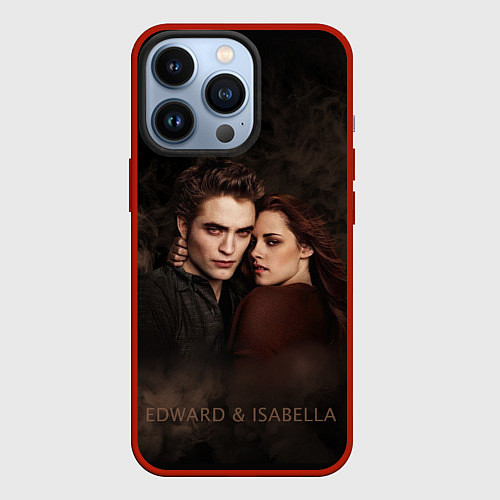 Чехол iPhone 13 Pro Эдвард & Белла / 3D-Красный – фото 1