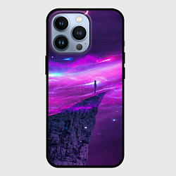 Чехол для iPhone 13 Pro Наедине со вселенной Alone with the universe, цвет: 3D-черный