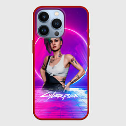 Чехол для iPhone 13 Pro Judy Джуди Cyberpunk2077, цвет: 3D-красный