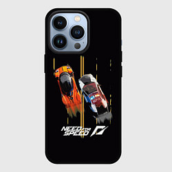 Чехол для iPhone 13 Pro NFS гонки, цвет: 3D-черный