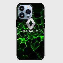 Чехол для iPhone 13 Pro RENAULT abstraction, цвет: 3D-черный