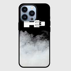 Чехол для iPhone 13 Pro Hummer дым, цвет: 3D-черный