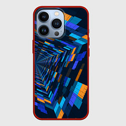 Чехол для iPhone 13 Pro Geometric pattern Fashion Vanguard, цвет: 3D-красный