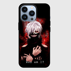 Чехол для iPhone 13 Pro Tokyo Ghoul Токийский Гуль Who am I, цвет: 3D-черный