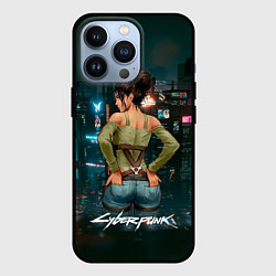 Чехол для iPhone 13 Pro Panam Панам Cyberpunk2077, цвет: 3D-черный