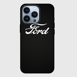 Чехол для iPhone 13 Pro Ford форд крбон, цвет: 3D-черный