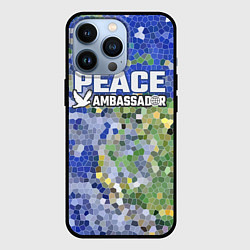 Чехол для iPhone 13 Pro Peace Ambassador Посол мира, цвет: 3D-черный