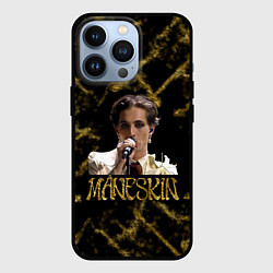 Чехол для iPhone 13 Pro Maneskin Coraline Sanremo gold edition, цвет: 3D-черный