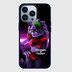 Чехол для iPhone 13 Pro Five Nights at Freddys: Security Breach Волчица Ро, цвет: 3D-тёмно-синий