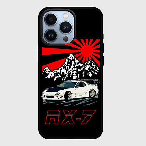 Чехол iPhone 13 Pro Мазда RX - 7 / 3D-Черный – фото 1