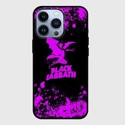 Чехол для iPhone 13 Pro Black Sabbath metal, цвет: 3D-черный