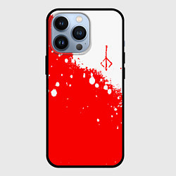 Чехол для iPhone 13 Pro BLOODBORNE HUNTER СИМВОЛ ОХОТНИКА, цвет: 3D-черный