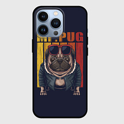 Чехол для iPhone 13 Pro Мистер Мопс, цвет: 3D-черный