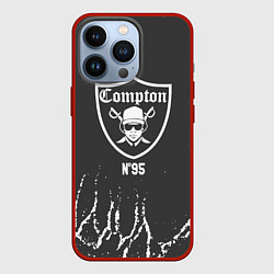 Чехол для iPhone 13 Pro Compton Комптон, цвет: 3D-красный