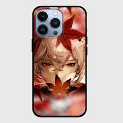 Чехол для iPhone 13 Pro Кадзуха и кленовые листья, цвет: 3D-черный