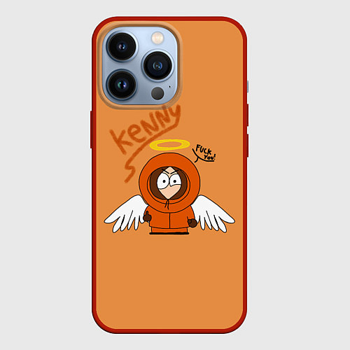 Чехол iPhone 13 Pro Южный парк - Кенни Kenny / 3D-Красный – фото 1