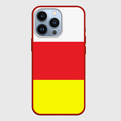 Чехол для iPhone 13 Pro СЕВЕРНАЯ ОСЕТИЯ РЕСПУБЛИКА, цвет: 3D-красный