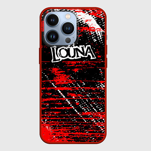 Чехол iPhone 13 Pro Louna краски / 3D-Красный – фото 1