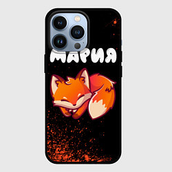 Чехол для iPhone 13 Pro Мария ЛИСИЧКА Краска, цвет: 3D-черный
