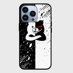 Чехол для iPhone 13 Pro Monokuma брызги, цвет: 3D-черный