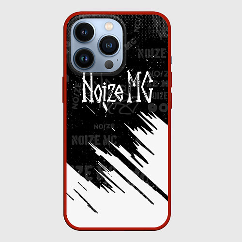 Чехол iPhone 13 Pro Noize mc нойз мс / 3D-Красный – фото 1