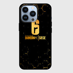 Чехол для iPhone 13 Pro Rainbow six siege соты, цвет: 3D-черный