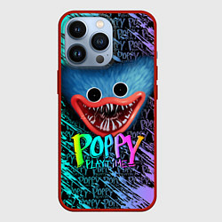 Чехол для iPhone 13 Pro POPPY PLAYTIME HAGGY WAGGY - ПОППИ ПЛЕЙТАЙМ ХАГГИ, цвет: 3D-красный