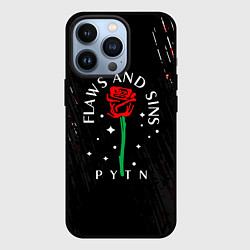 Чехол для iPhone 13 Pro Payton Moormeie pattern rose, цвет: 3D-черный