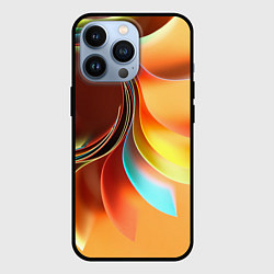 Чехол для iPhone 13 Pro Солнце из бумаги, цвет: 3D-черный