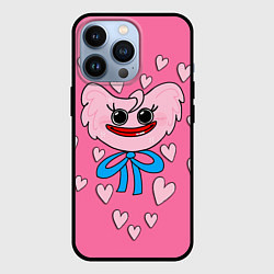 Чехол для iPhone 13 Pro POPPY PLAYTIME - KISSY MISSY, цвет: 3D-черный