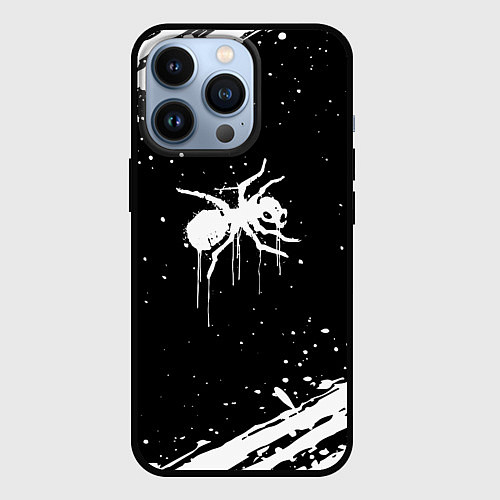Чехол iPhone 13 Pro The prodigy - паук / 3D-Черный – фото 1
