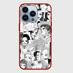 Чехол для iPhone 13 Pro Nana pattern, цвет: 3D-красный