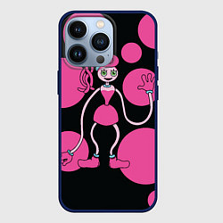 Чехол для iPhone 13 Pro Mommy Long Legs Мама длинные ноги, цвет: 3D-тёмно-синий