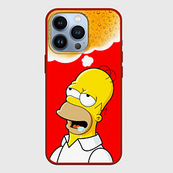 Чехол для iPhone 13 Pro Homer dream, цвет: 3D-красный
