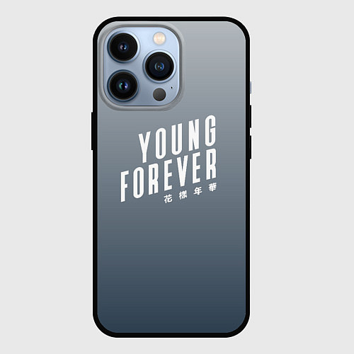 Чехол iPhone 13 Pro Навечно молодой Young forever / 3D-Черный – фото 1