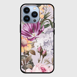 Чехол для iPhone 13 Pro Цветы Романтический Букет, цвет: 3D-черный