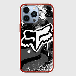 Чехол для iPhone 13 Pro FOX RACING - МОТОКРОСС БРЫЗГИ, цвет: 3D-красный