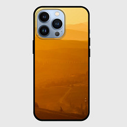 Чехол для iPhone 13 Pro Закат в пригороде, цвет: 3D-черный