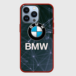 Чехол для iPhone 13 Pro БМВ - BMW Абстракция, цвет: 3D-красный