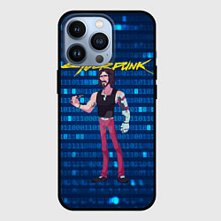 Чехол для iPhone 13 Pro Johnny Cyberpunk Джонни, цвет: 3D-черный