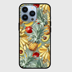 Чехол для iPhone 13 Pro Экзотические Фрукты Лета, цвет: 3D-черный