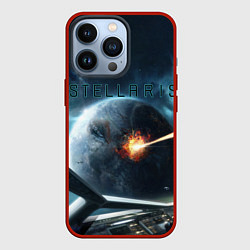 Чехол iPhone 13 Pro Stellaris взрыв звезды лучом с космического корабл