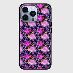 Чехол для iPhone 13 Pro Абстрактные мыльные пузыри, цвет: 3D-черный