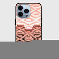 Чехол для iPhone 13 Pro Hexagon Minimal, цвет: 3D-черный